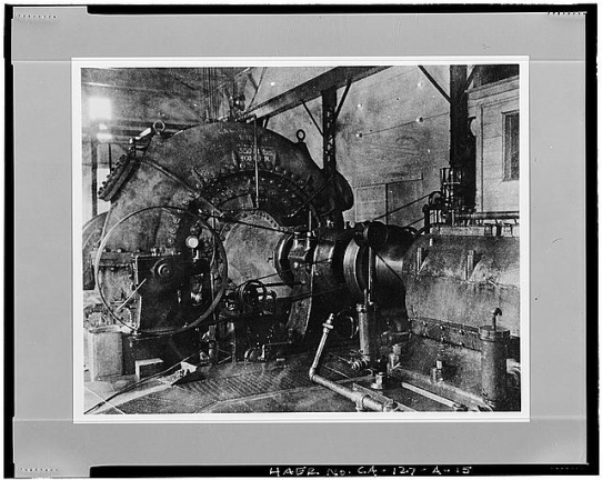 Vintage Hydroelectric Power Plant history, circa 1906.